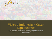 Tablet Screenshot of caturexpediciones.com
